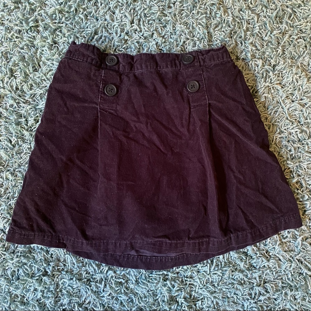 Pick any 5 for $15 Girl’s Corduroy Sailor Button Skort in Navy Blue Size 6x